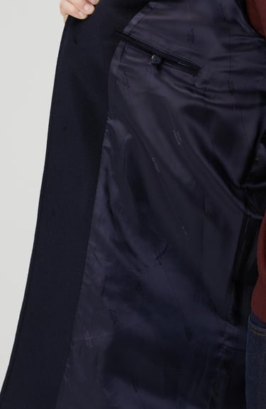  Network Erkek Lacivert Limited Yün Palto