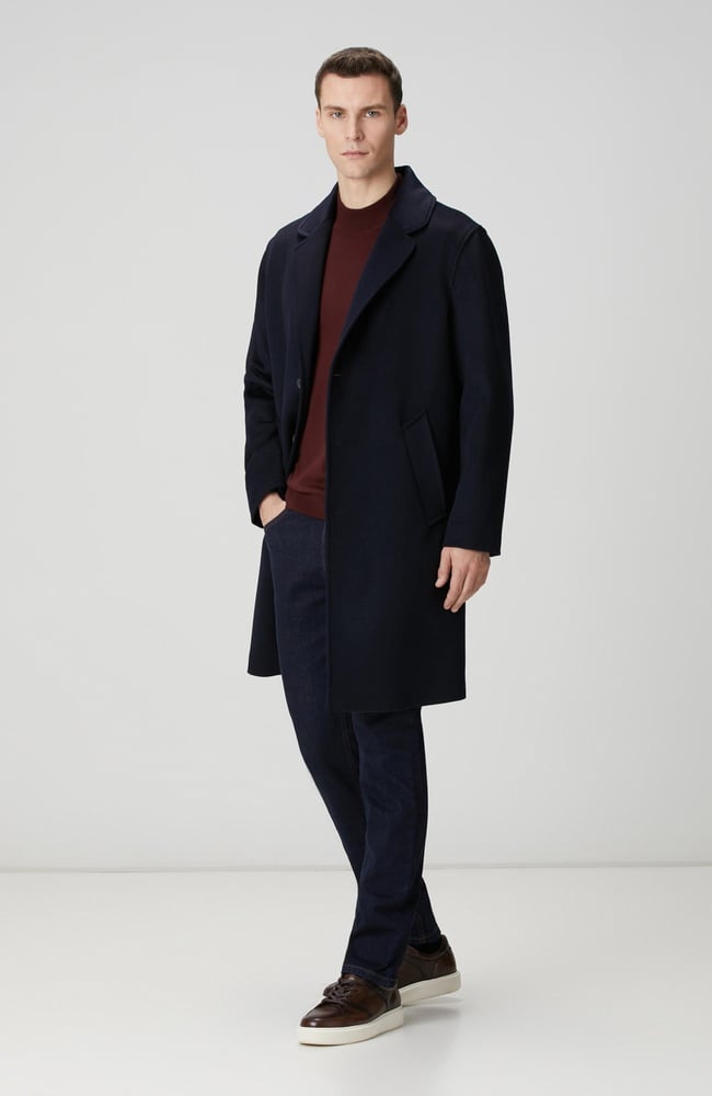  Network Erkek Lacivert Limited Yün Palto