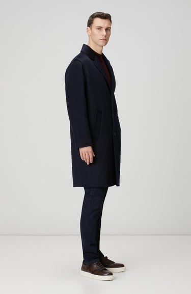  Network Erkek Lacivert Limited Yün Palto