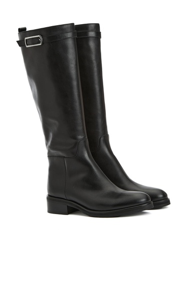  George Hogg Kadın Siyah Deri Çizme