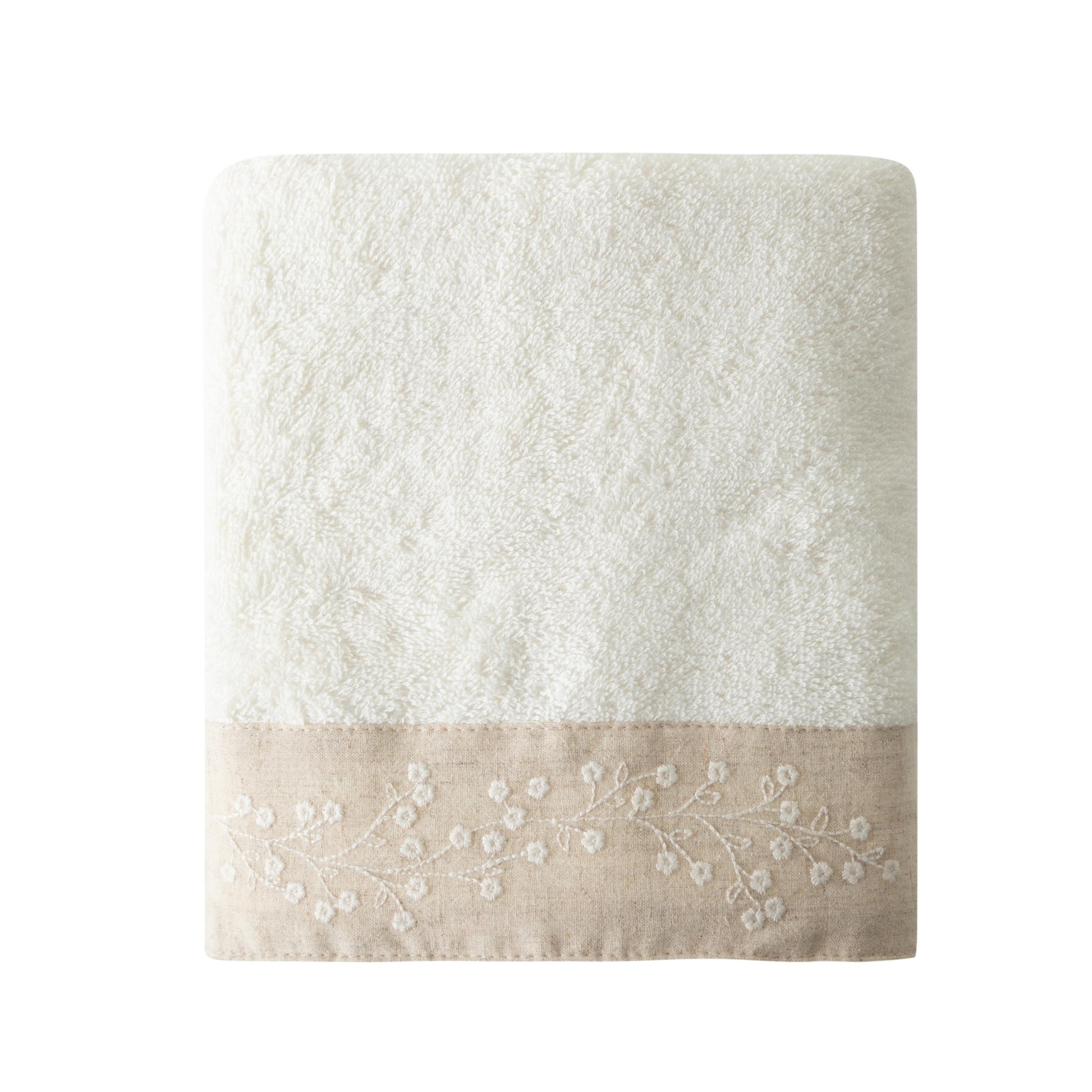 LAIA KREM YÜZ HAVLUSU 50X80