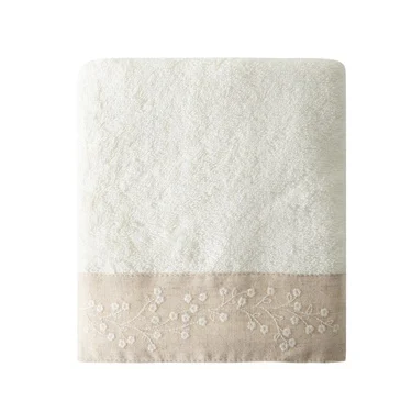  LAIA KREM YÜZ HAVLUSU 50X80