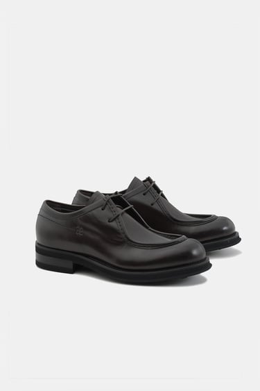  Erkek Kahverengi Deri Klasik Ayakkabı