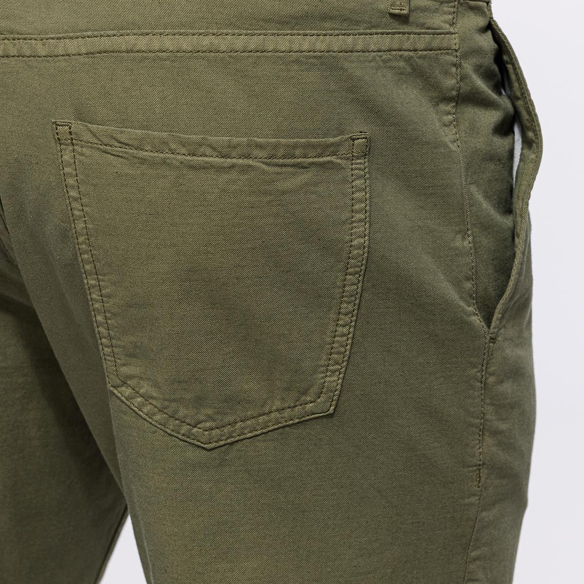 Erkek Haki Yan Cep Pantolon