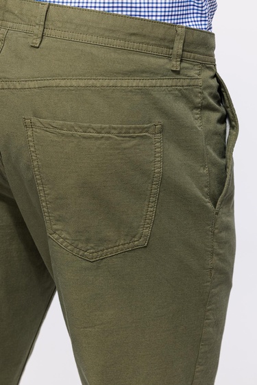  Erkek Haki Yan Cep Pantolon