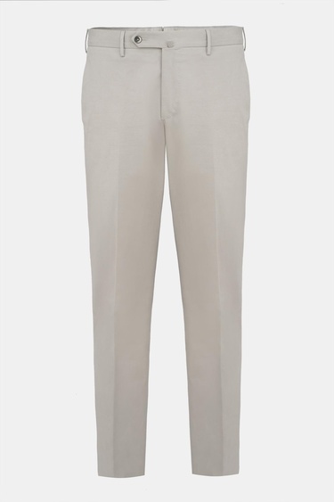  Erkek Bej Slim Fit Chino Pantolon