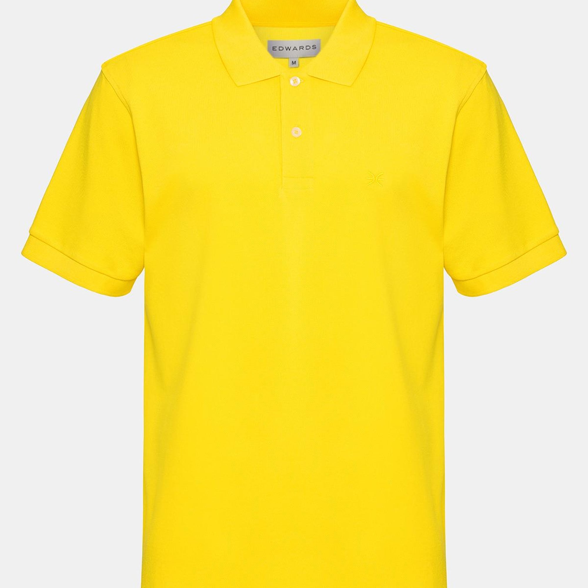 Erkek Sarı Kısa Kollu Polo Yaka T-Shirt