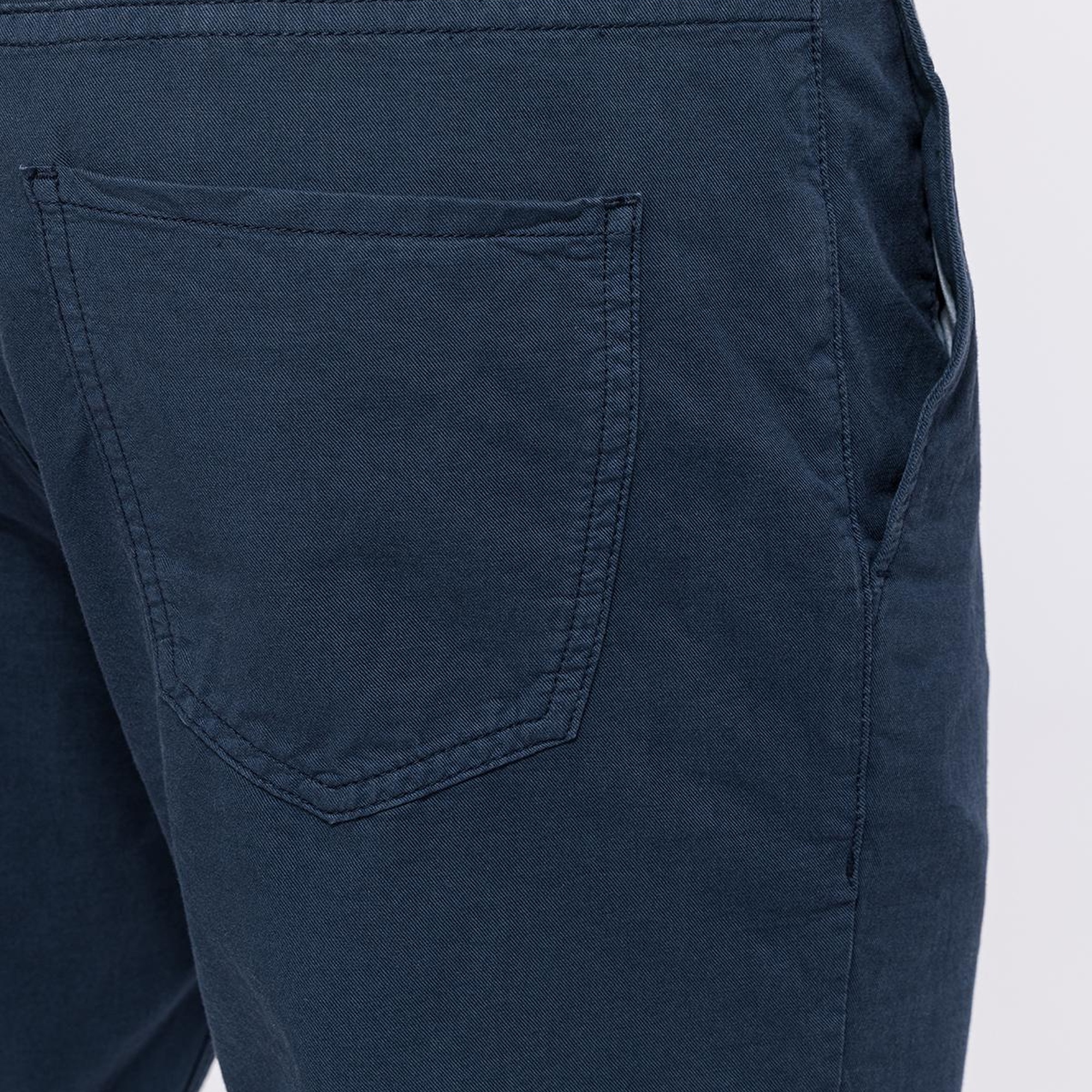 Erkek Lacivert Yan Cep Pantolon