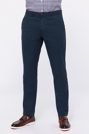  Erkek Lacivert Yan Cep Pantolon
