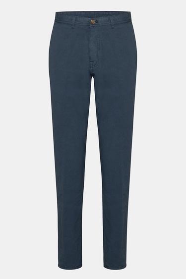  Erkek Lacivert Yan Cep Pantolon