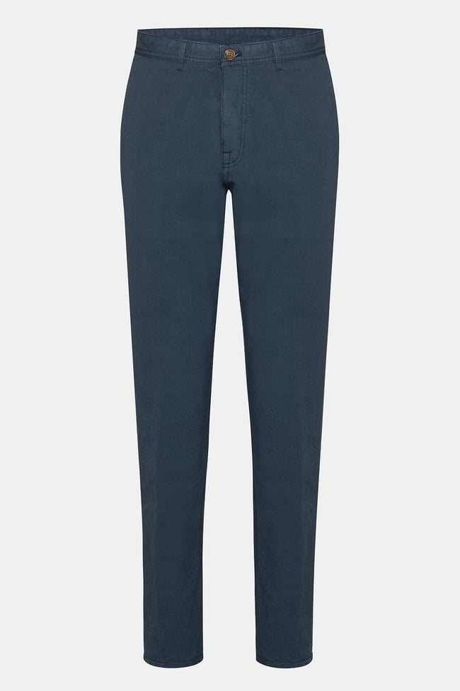  Erkek Lacivert Yan Cep Pantolon