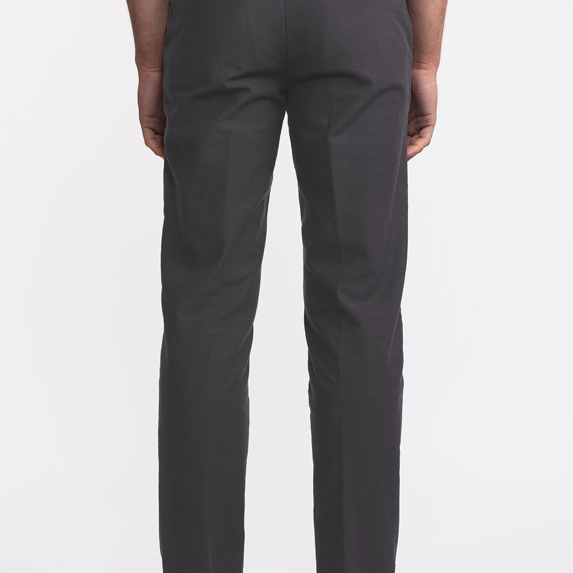 Erkek Gri Chino Pantolon