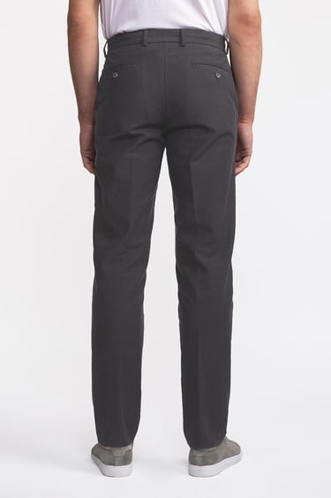  Erkek Gri Chino Pantolon