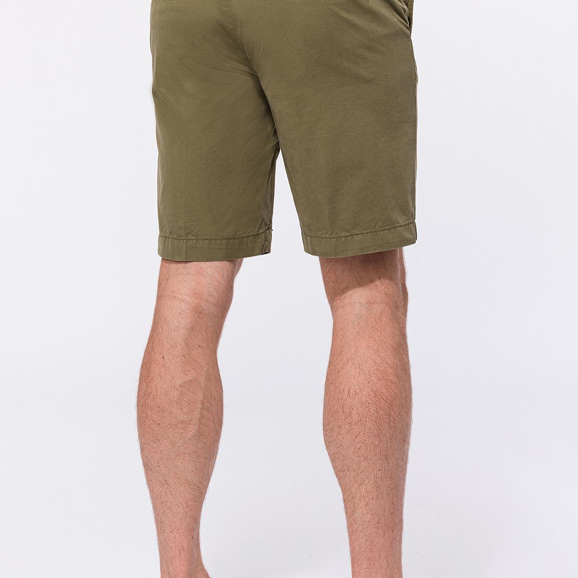 Erkek Haki Chino Şort