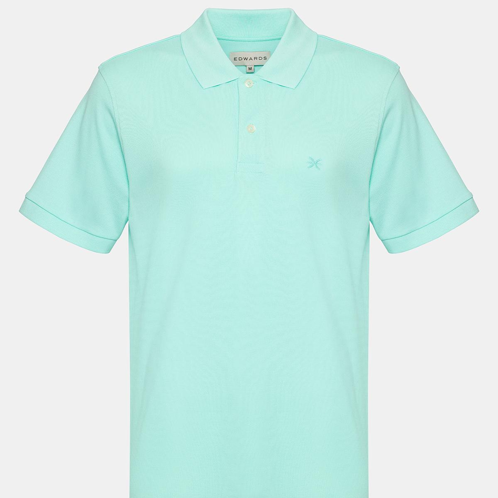 Erkek Açık Yeşil Kısa Kollu Polo Yaka T-Shirt