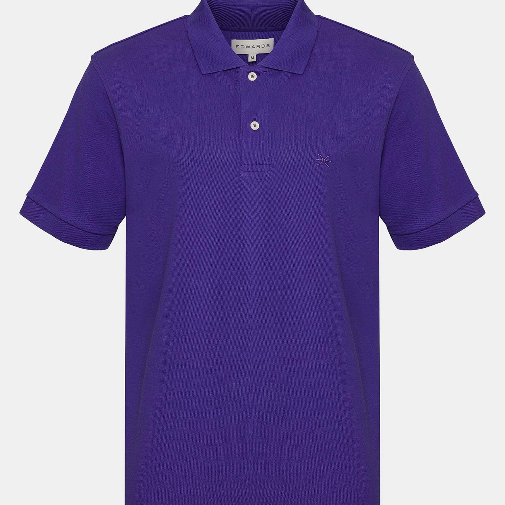 Erkek Mor Kısa Kollu Polo Yaka T-Shirt