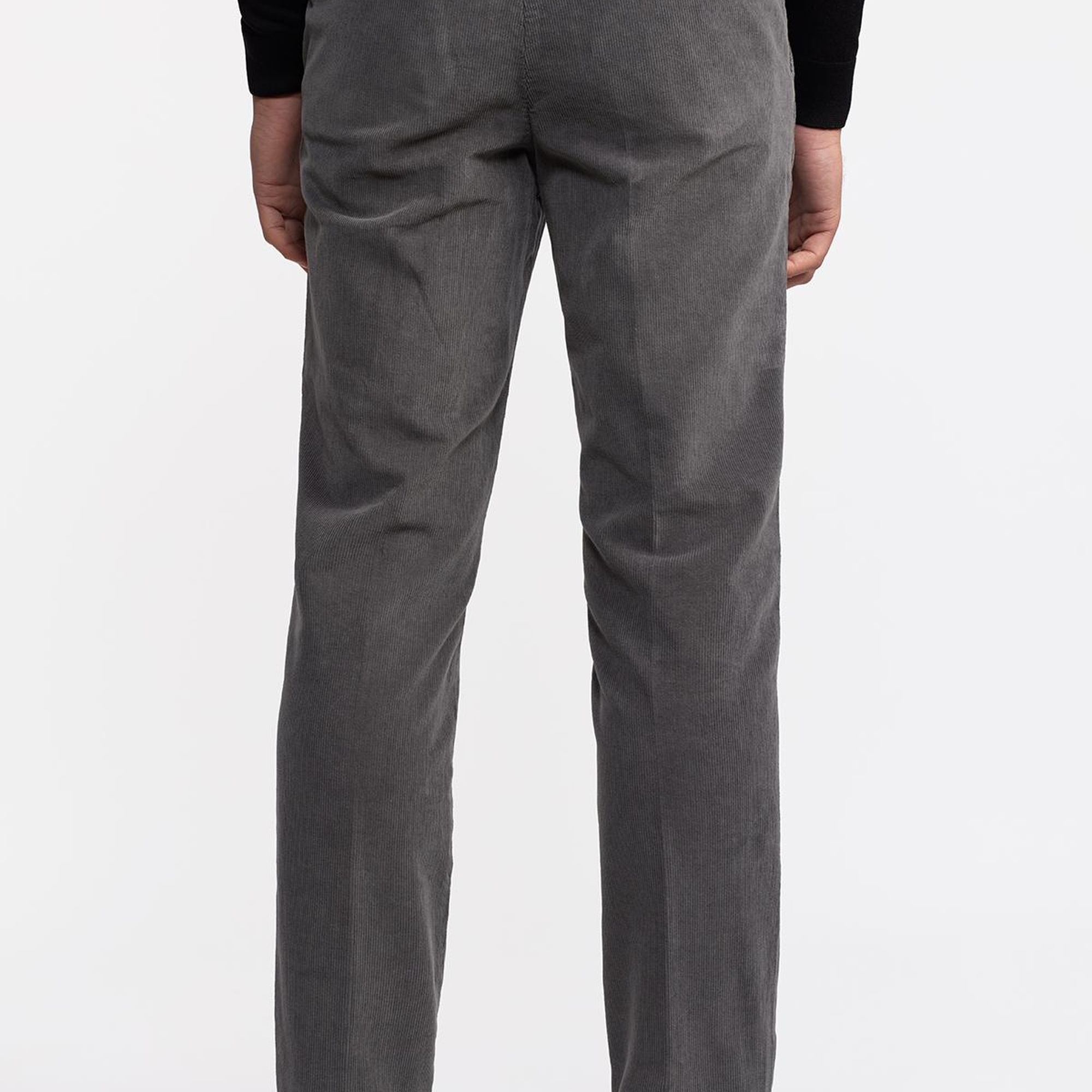 Erkek Antrasit Kadife Pantolon