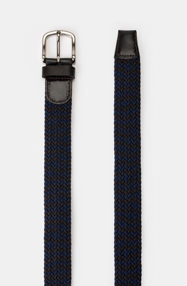  Erkek Kahverengi Örgü Kemer