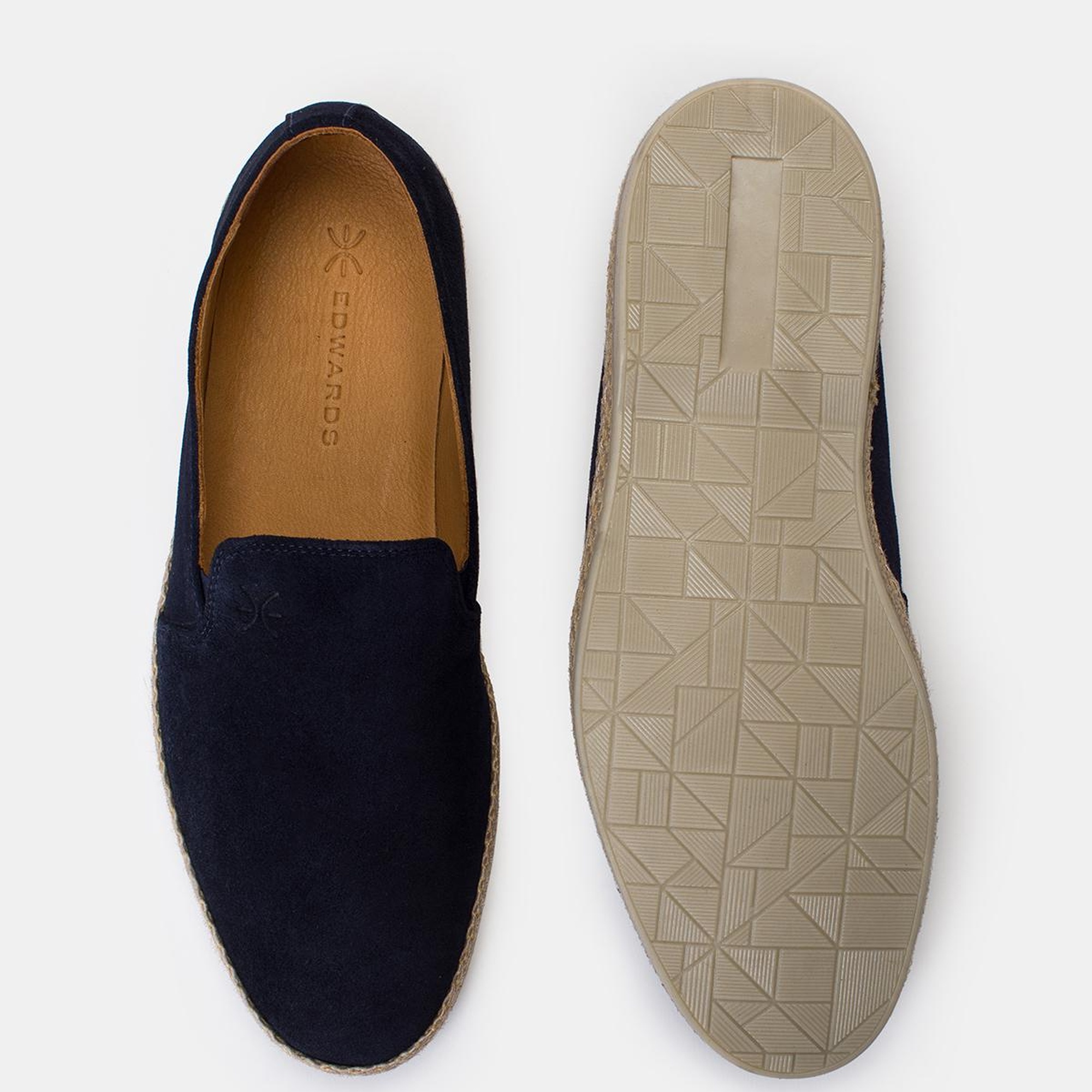 Erkek Lacivert Süet Espadril