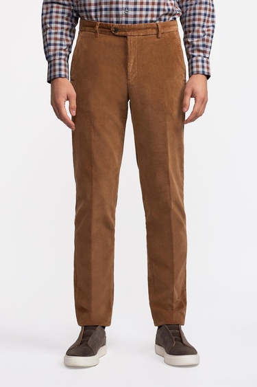  Erkek Taba Kadife Pantolon