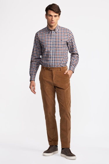  Erkek Taba Kadife Pantolon