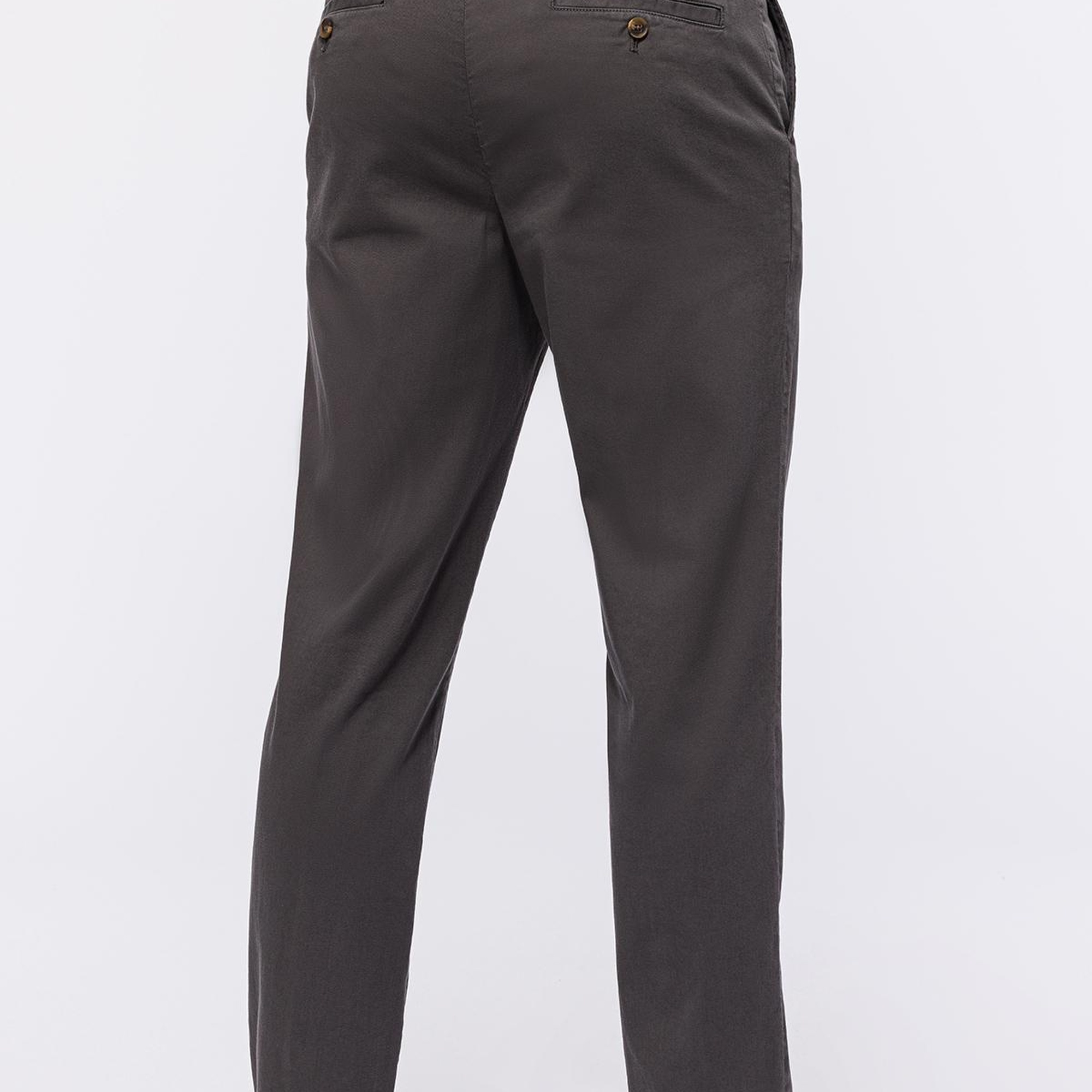 Erkek Gri Chino Pantolon