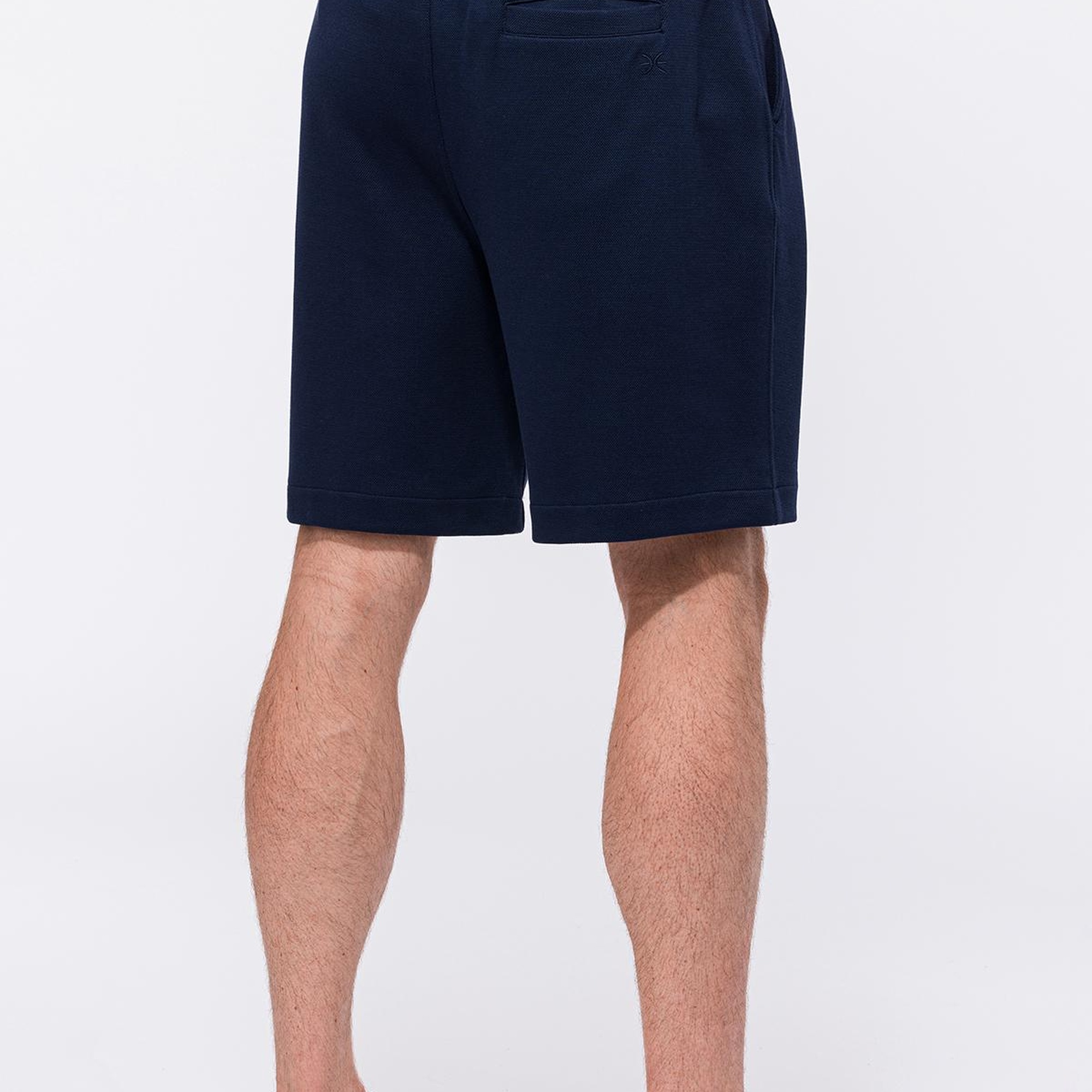 Erkek Lacivert Organik Pamuklu Jersey Şort