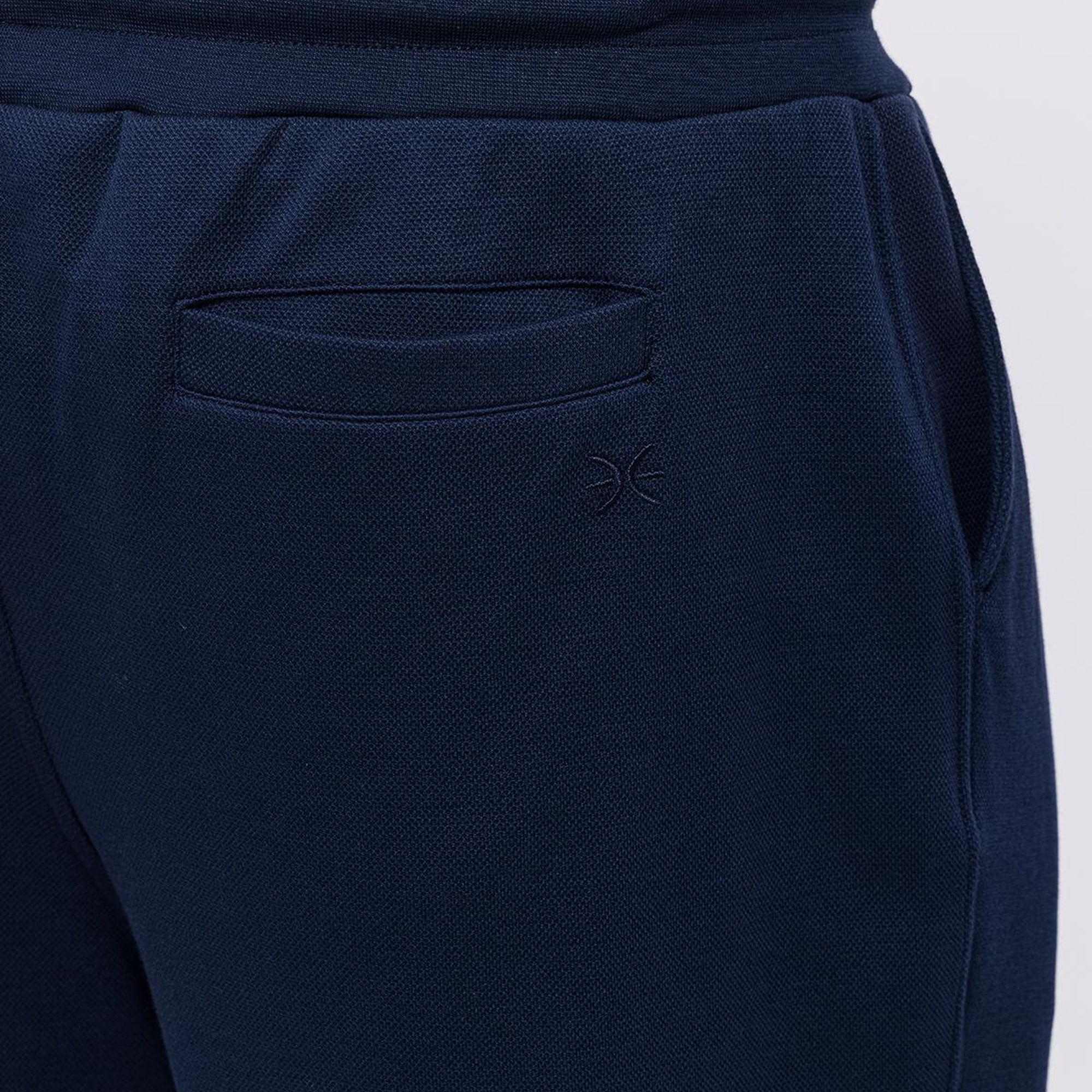 Erkek Lacivert Organik Pamuklu Jersey Şort