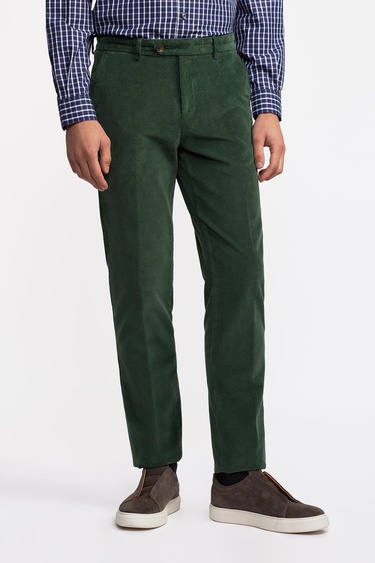  Erkek Haki Kadife Pantolon