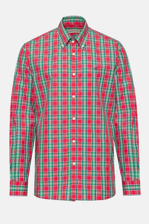  Erkek Açık Yeşil Cooper Fit Düğmeli Yaka Spor Gömlek