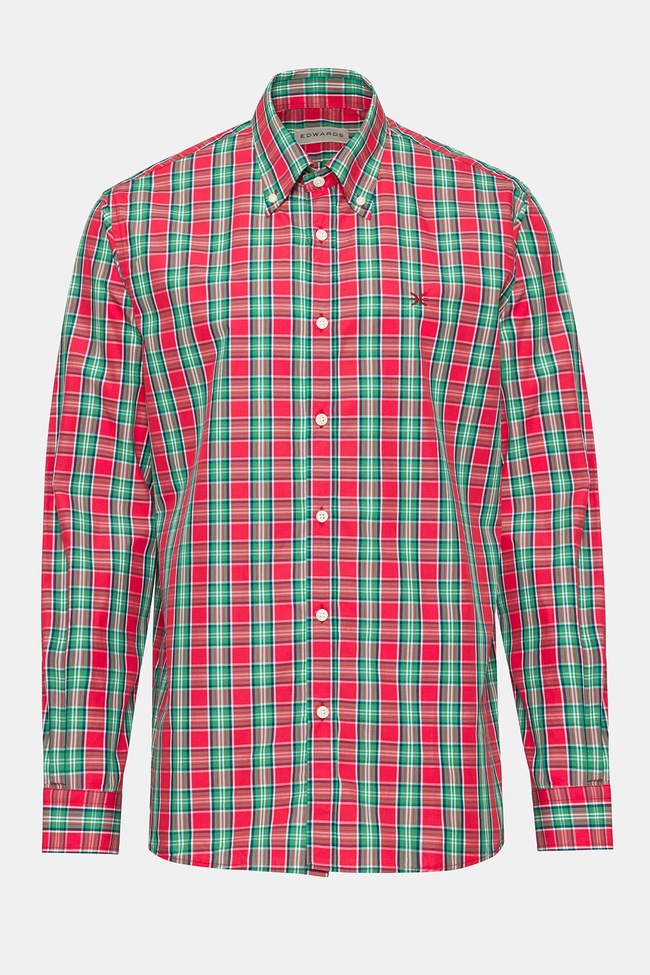  Erkek Açık Yeşil Cooper Fit Düğmeli Yaka Spor Gömlek