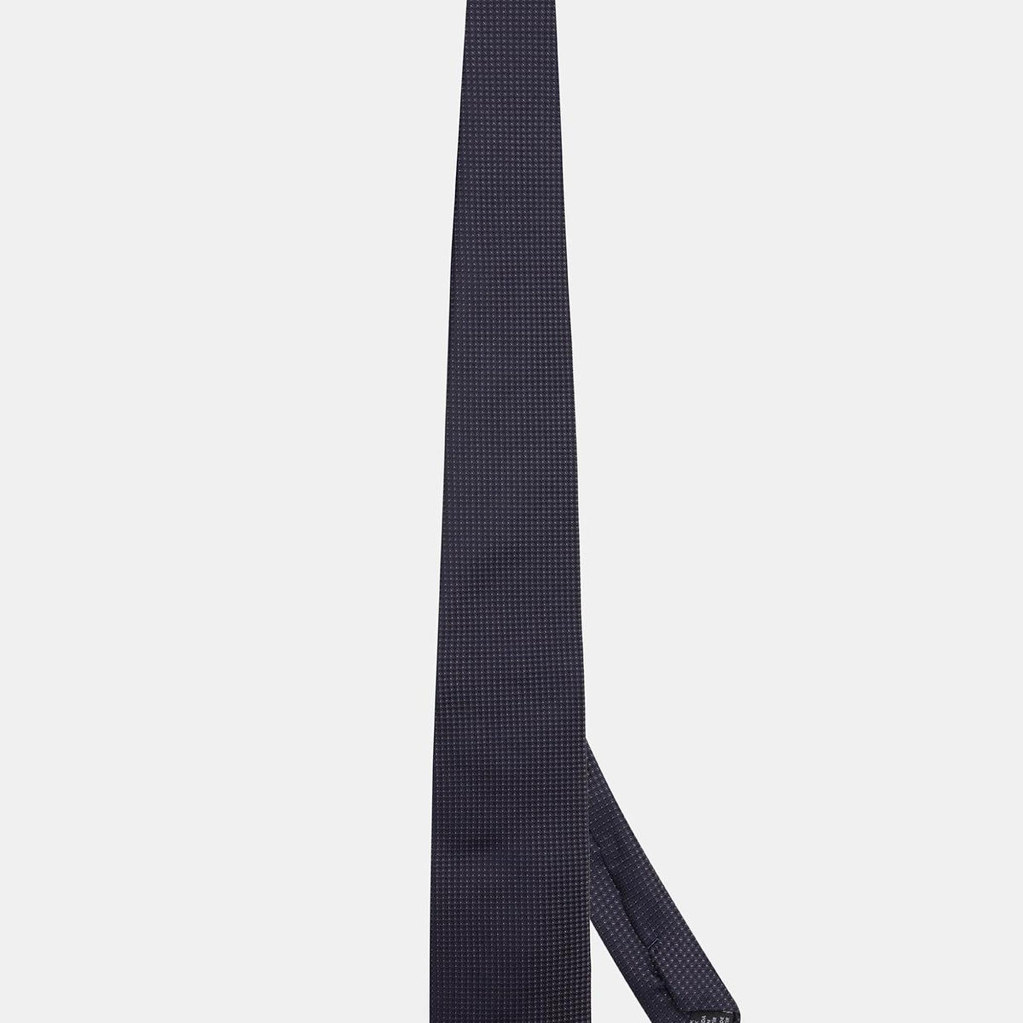 Erkek Kahverengi Desenli İpek Kravat