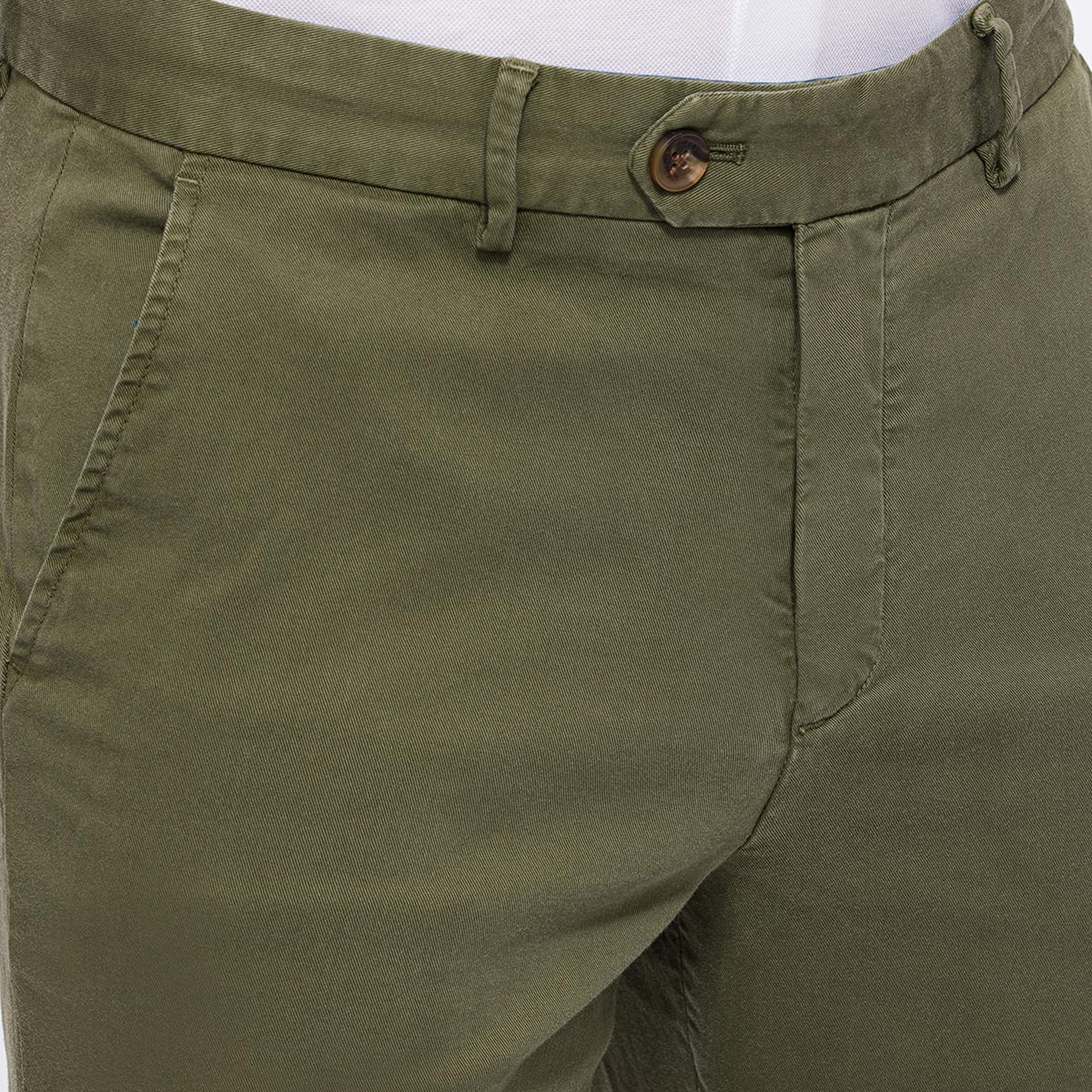 Erkek Haki Chino Pantolon