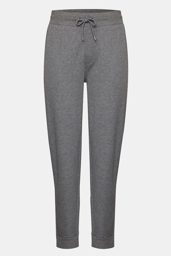  Erkek Gri Melanj Organik Pamuklu Eşofman Altı