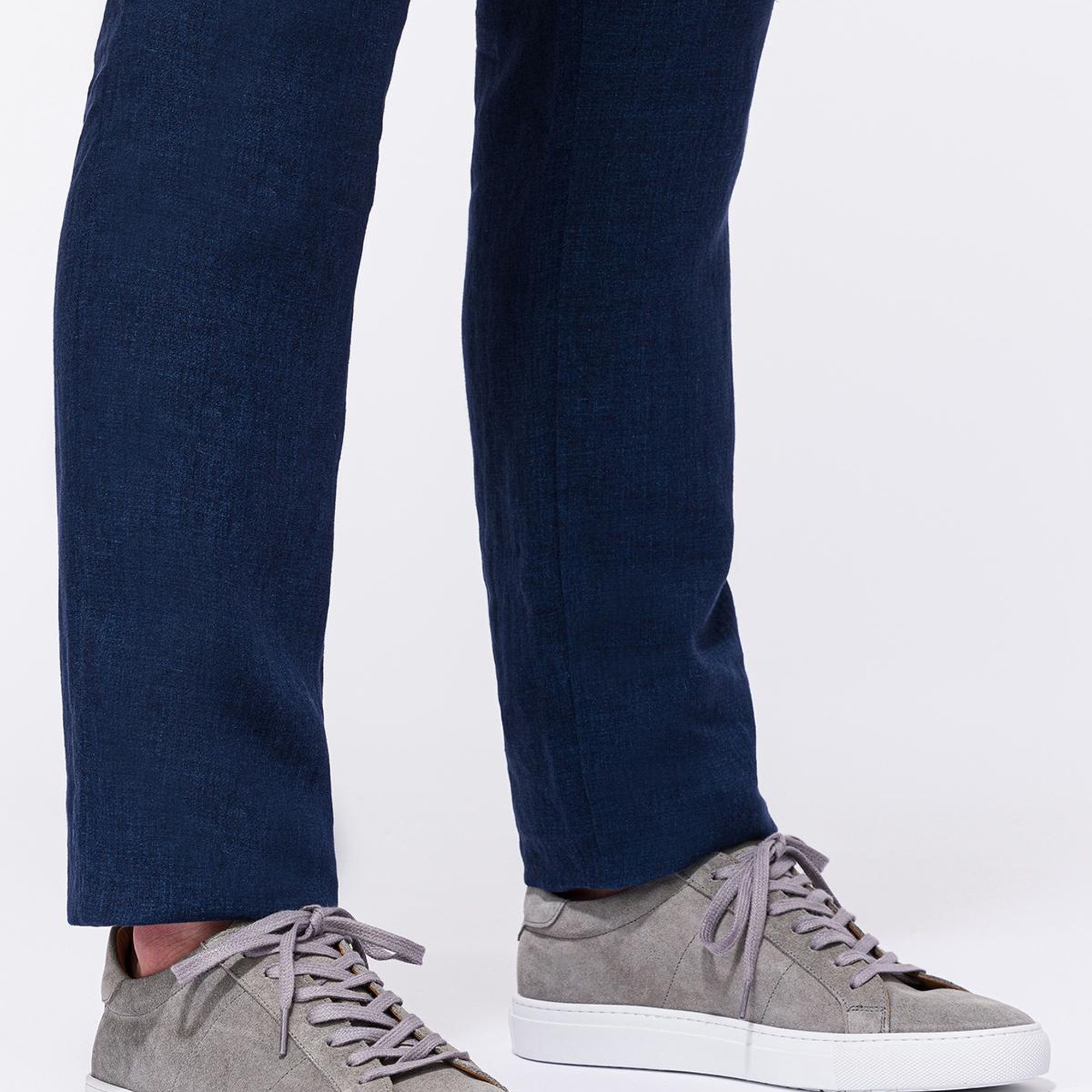 Erkek Gri Süet Sneaker