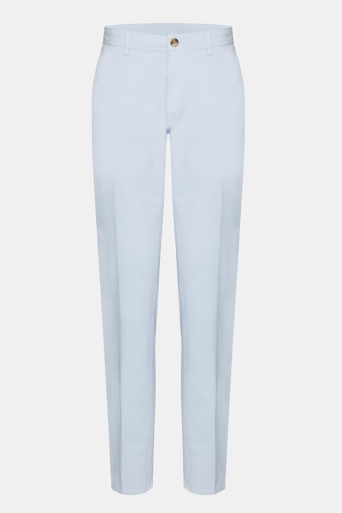  Erkek Mavi Yan Cep Pantolon