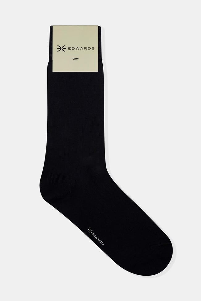  Erkek Lacivert Merserize Çorap