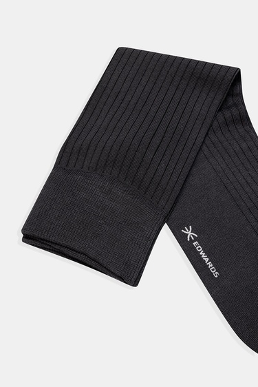  Erkek Antrasit Merserize Çorap