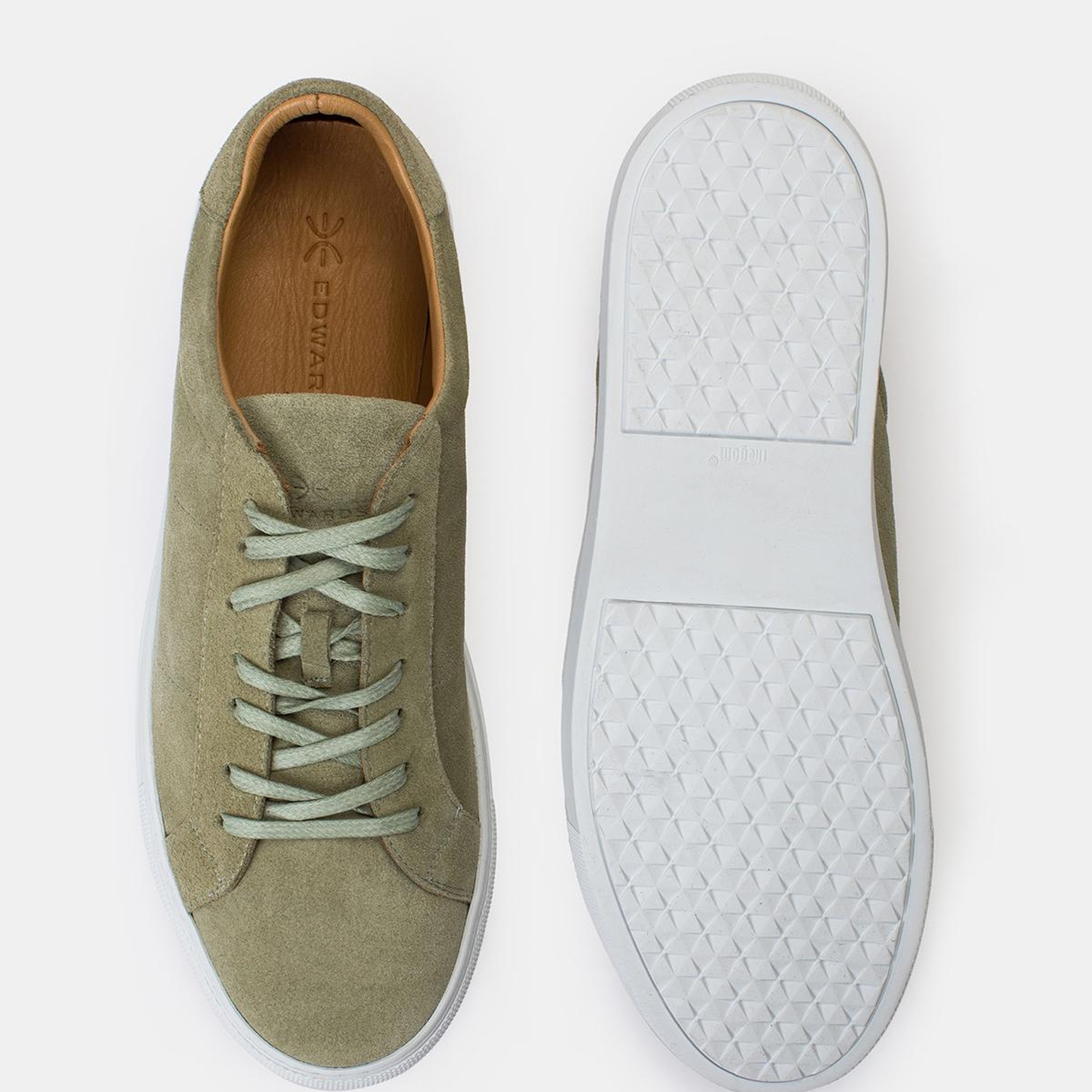 Erkek Yeşil Süet Sneaker