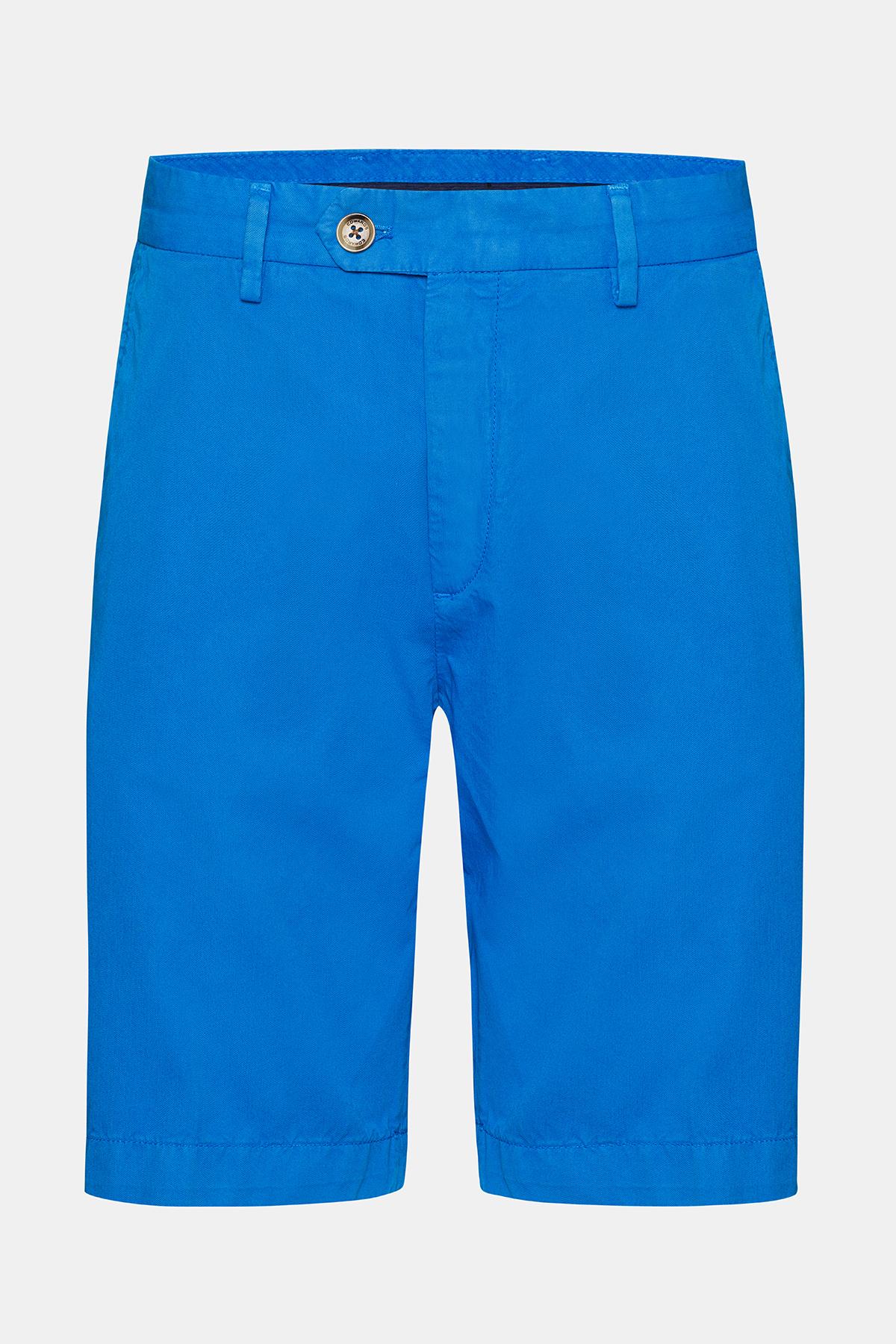  Erkek Mavi Chino Şort