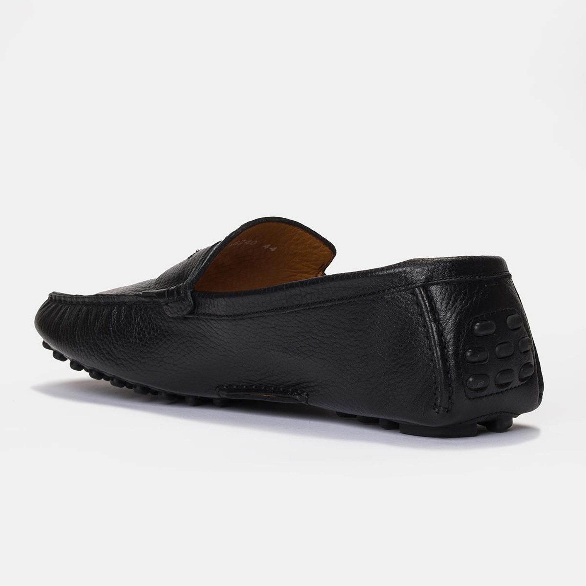 Erkek Siyah Deri Loafer