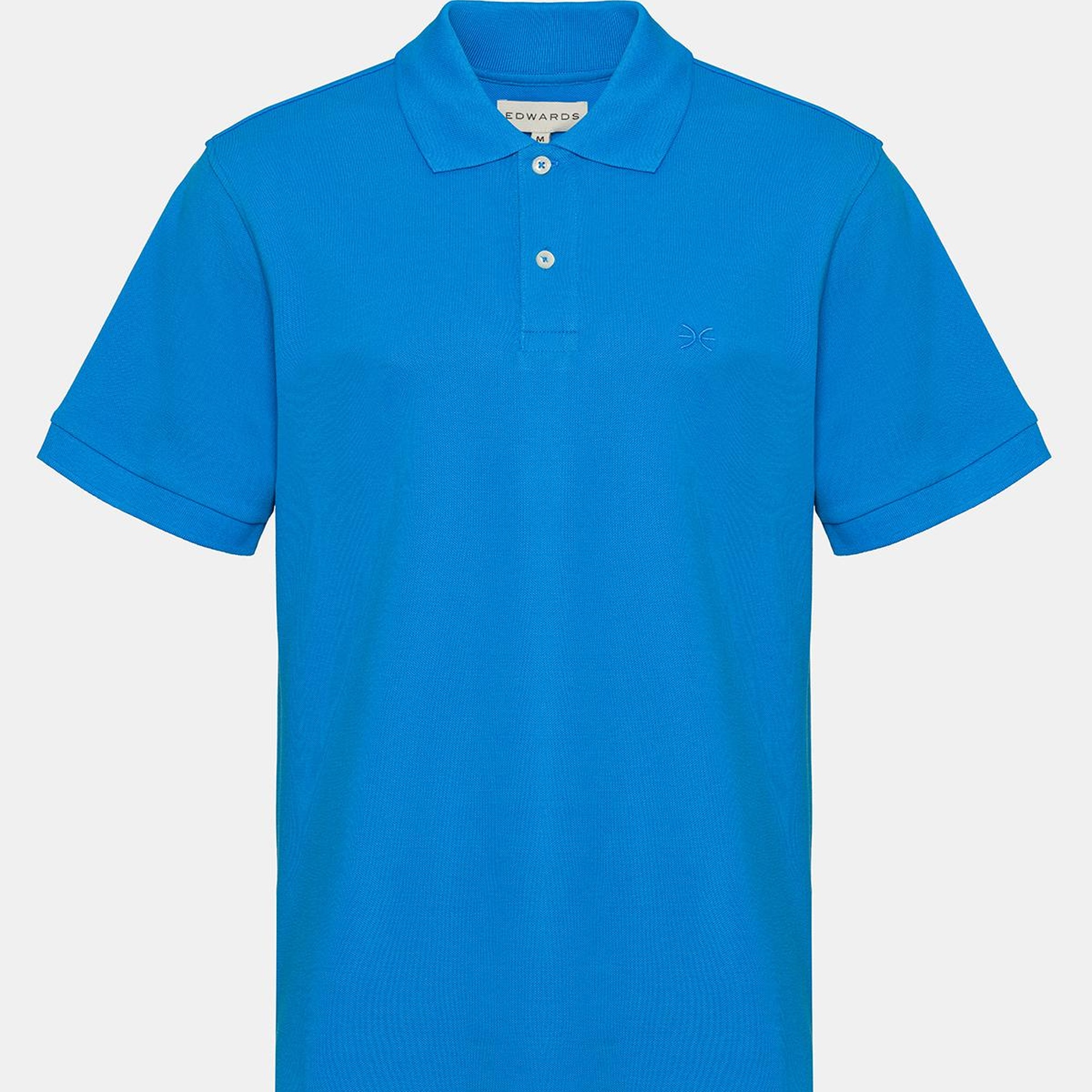 Erkek İndigo Kısa Kollu Polo Yaka T-Shirt