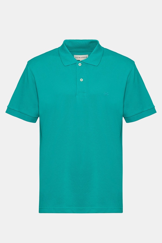  Erkek Petrol Kısa Kollu Polo Yaka T-Shirt
