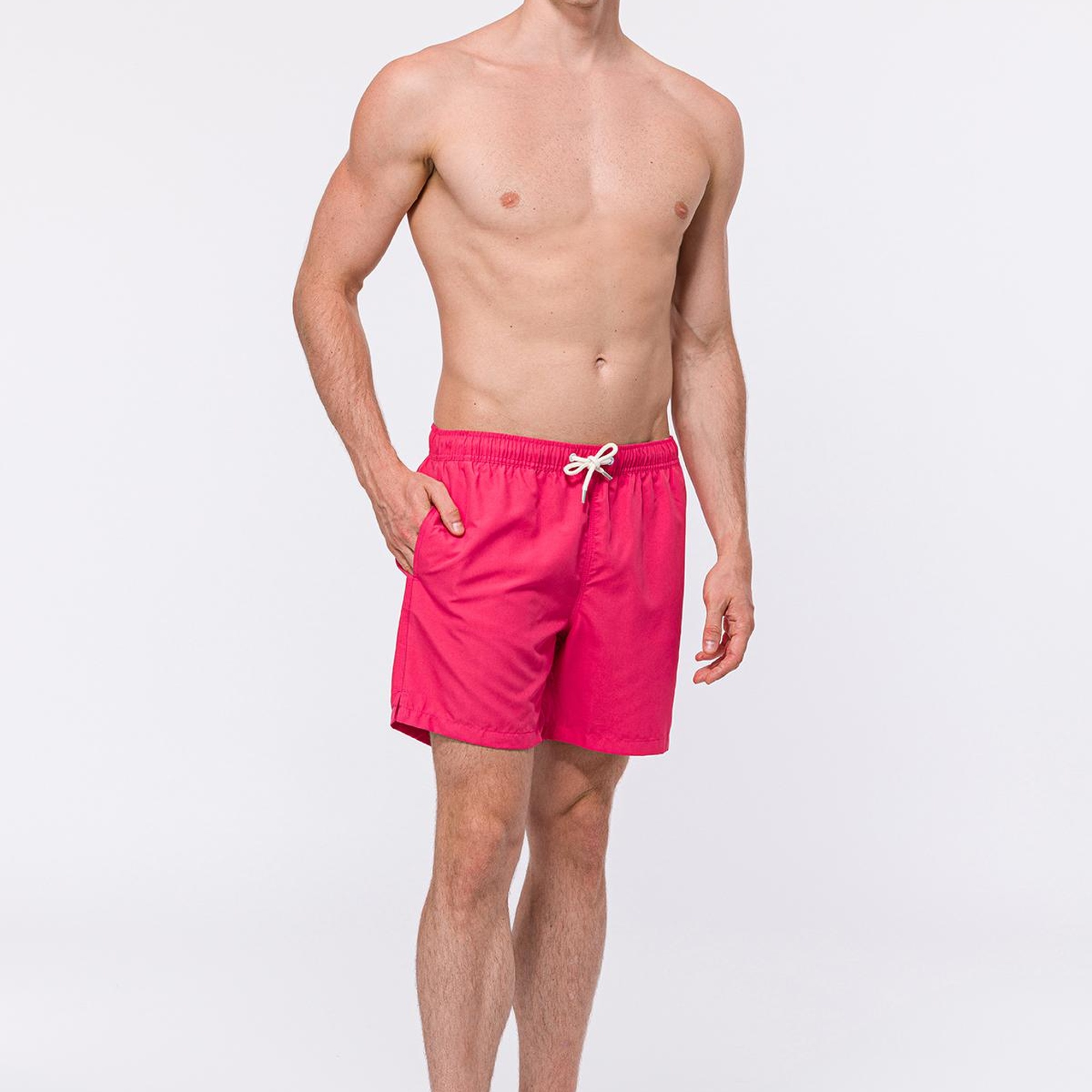 Erkek Koyu Pembe Mayo Şort