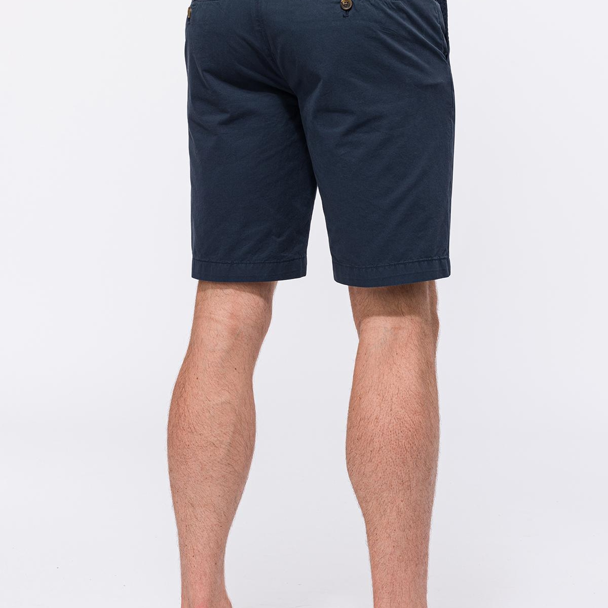 Erkek Lacivert Chino Şort
