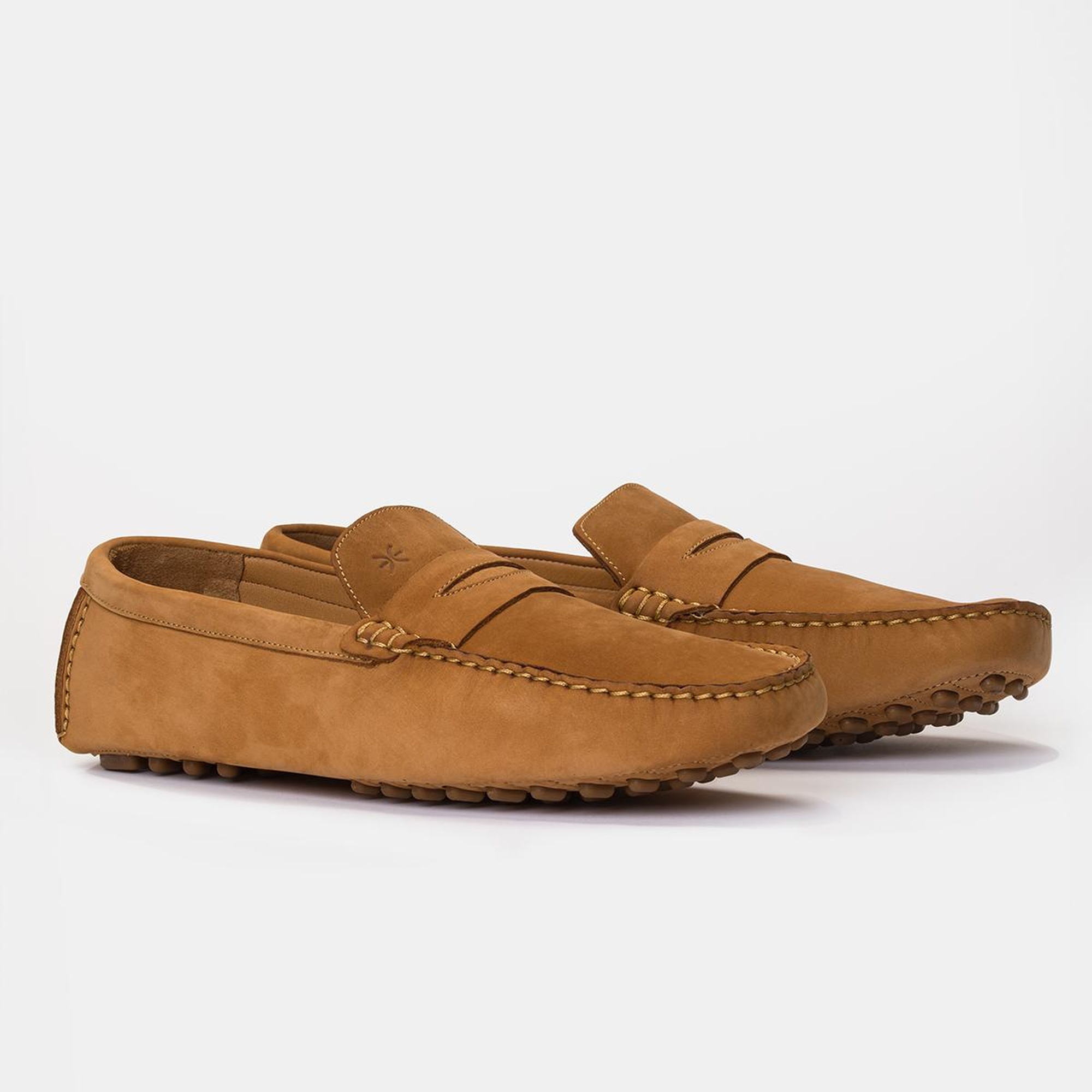 Erkek Camel Nubuk Loafer