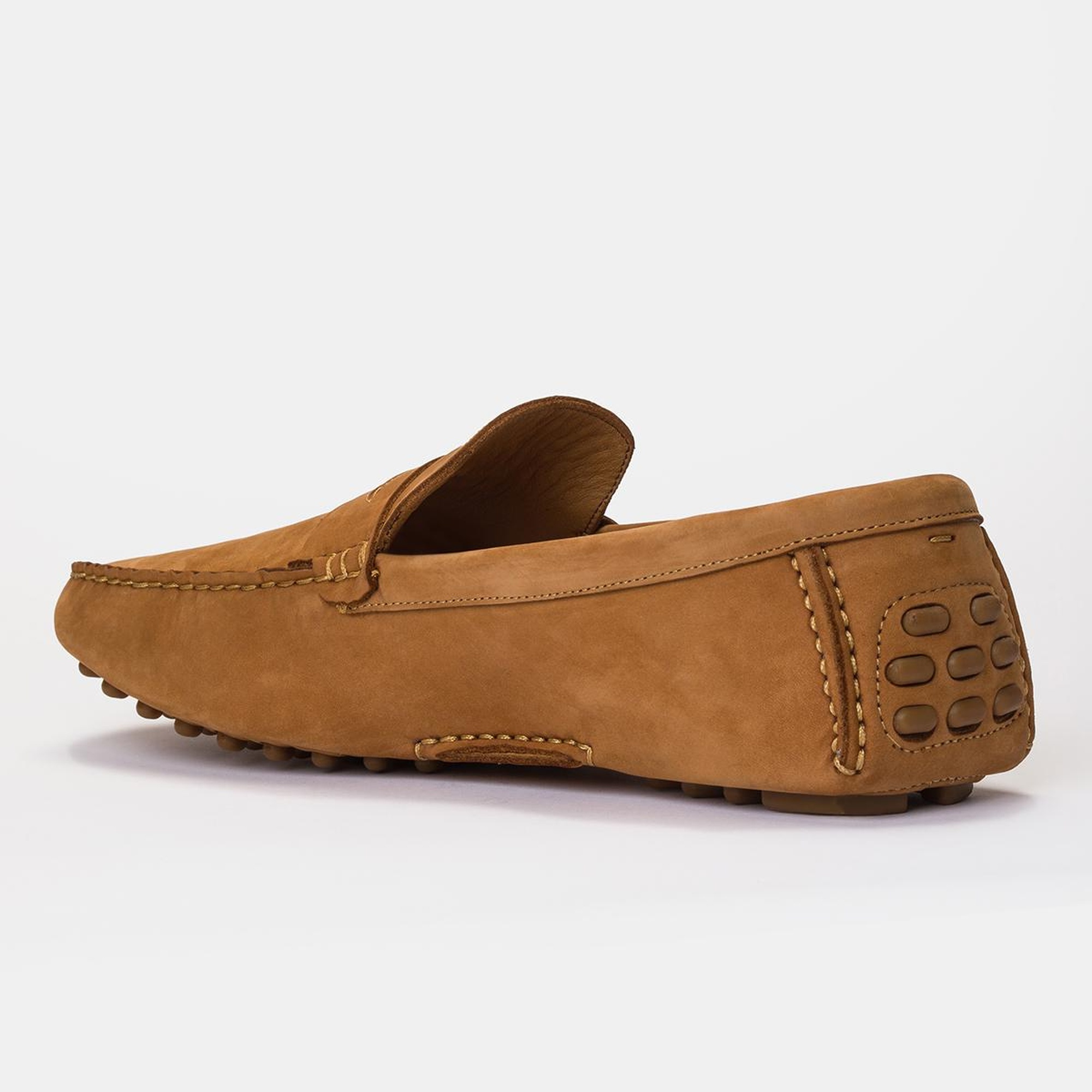 Erkek Camel Nubuk Loafer