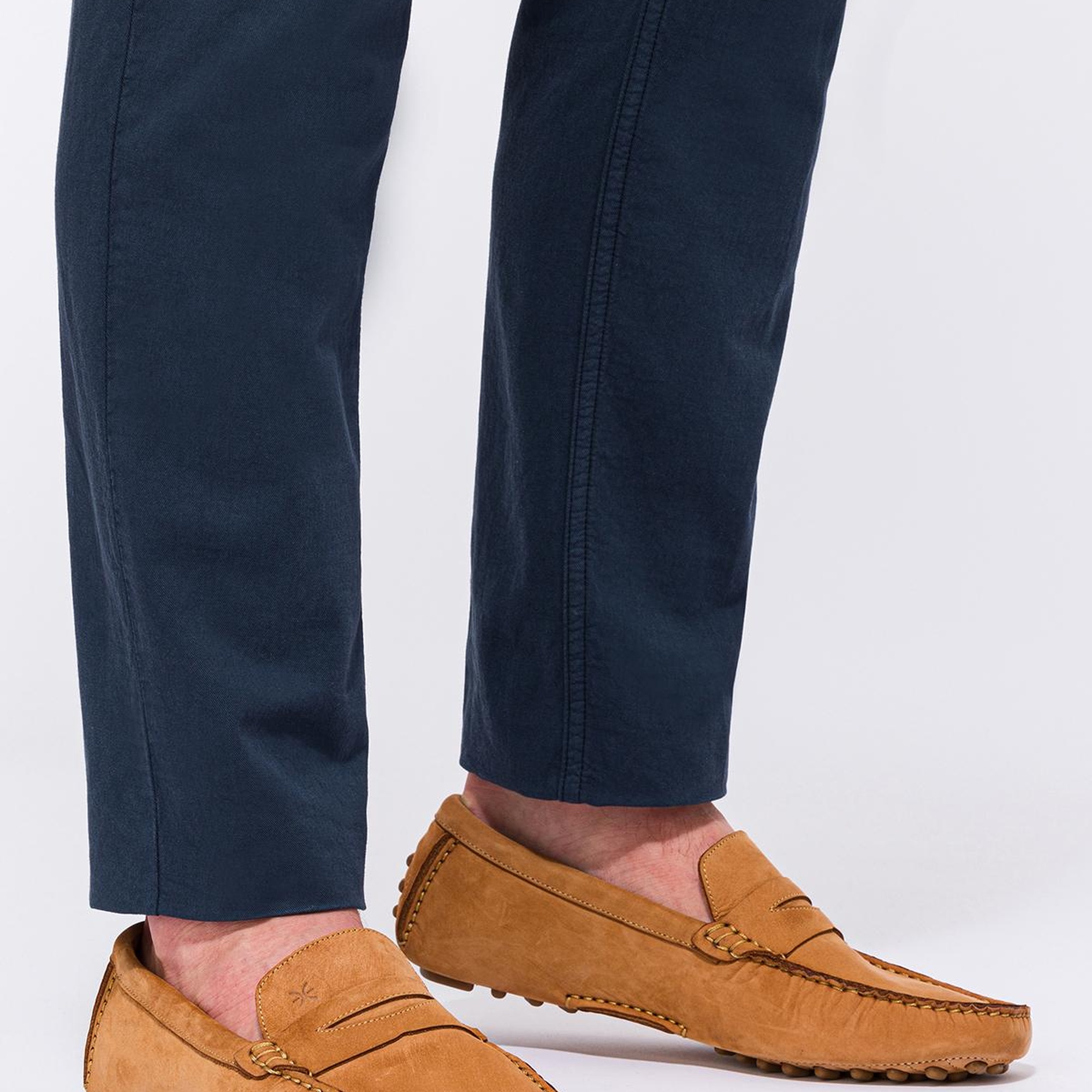 Erkek Camel Nubuk Loafer