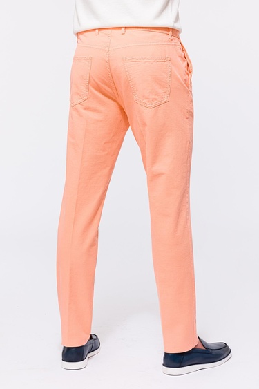  Erkek Pembe Yan Cep Pantolon