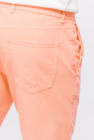  Erkek Pembe Yan Cep Pantolon